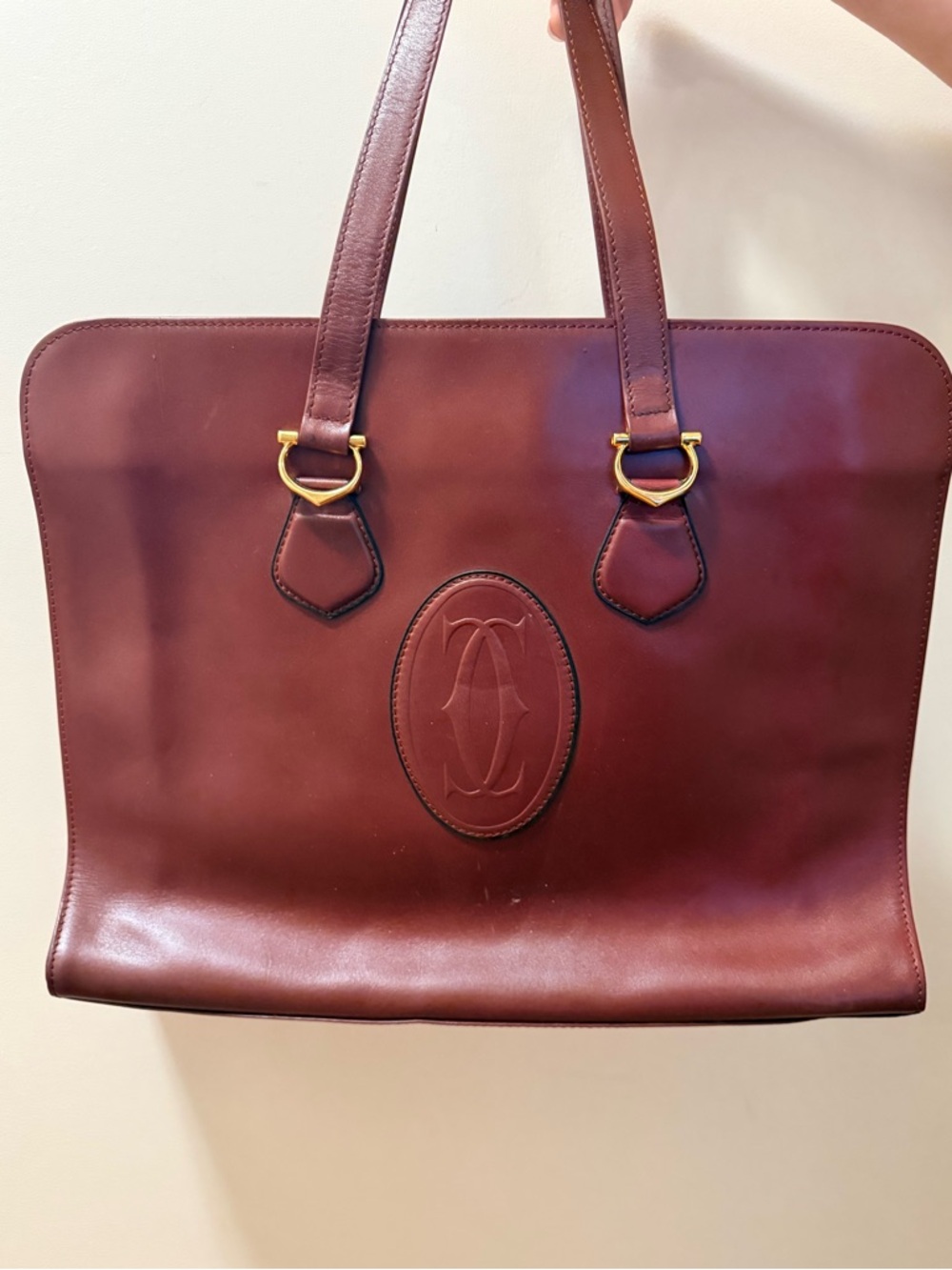 *Stunning* Authentic Cartier - Leather Tote Bag w/ COA & dust bag!